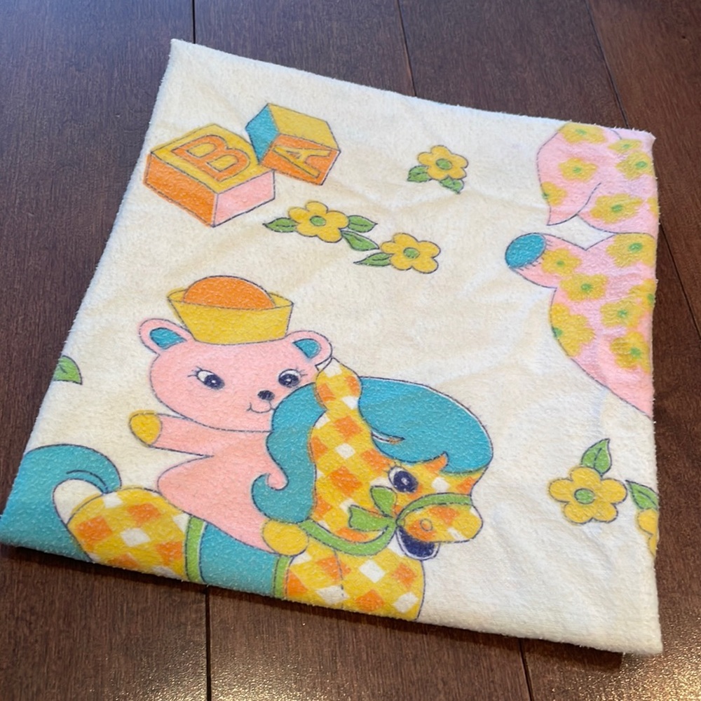 Vintage baby blanket
